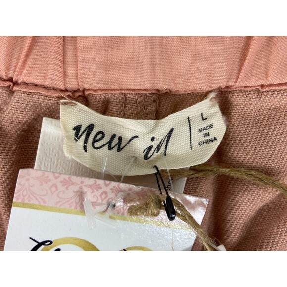 New In Collection Women Large Margo Shorts Denim Peach Cut Off Cuff NWT - Picture 5 of 8